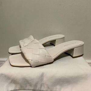 Marc Fisher White Sandals with short heel